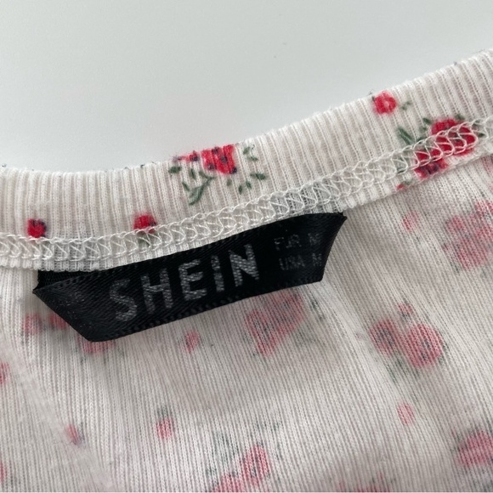 Floral Crop Top M - Picture 3 of 6
